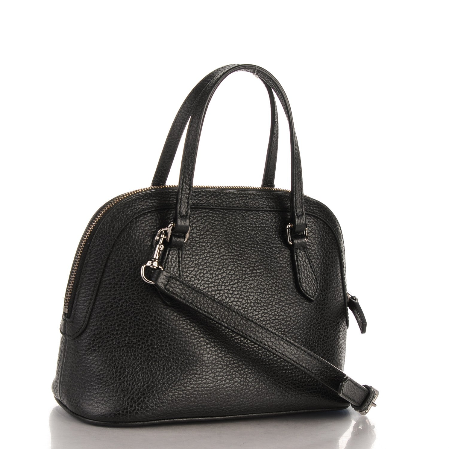 Gucci Calfskin Mini Dome Bag Black 3 of 8