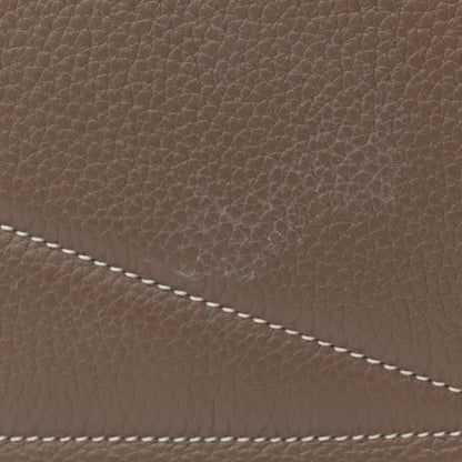 Hermes Taurillon Clemence Victoria II 35 Etoupe 14 of 15