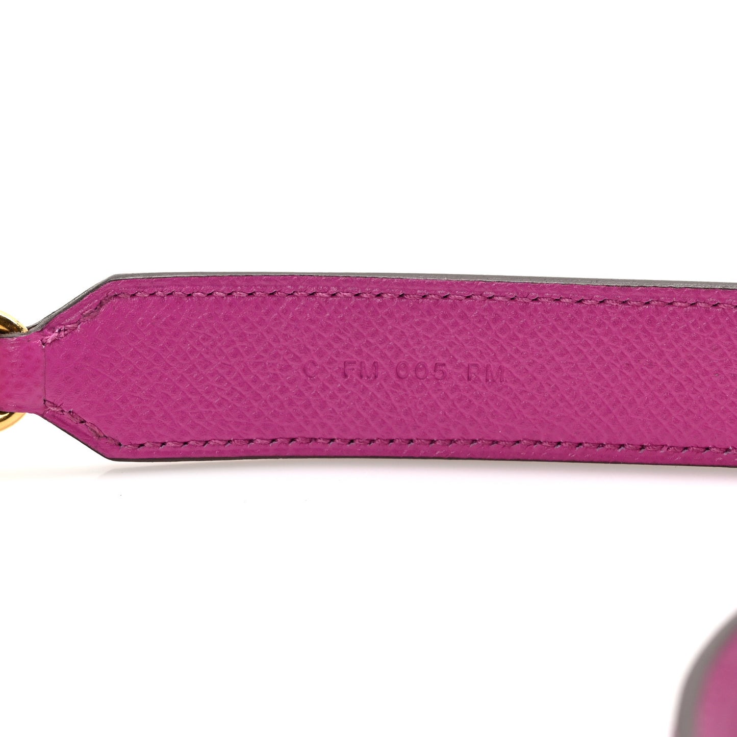 Epsom 25mm Tressage Shoulder Strap Magnolia Bleu Saphir Craie