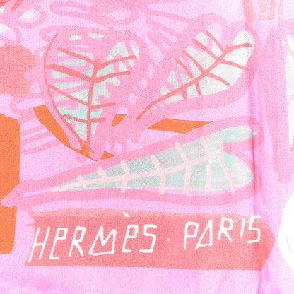 Hermes Silk Modernisme Tropical Scarf 140 2 of 3
