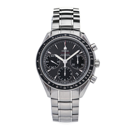 Omega Stainless Steel 40mm Speedmaster Date Chronograph Automatic Watch Grey 323.30.40.40.06.001 1 of 5