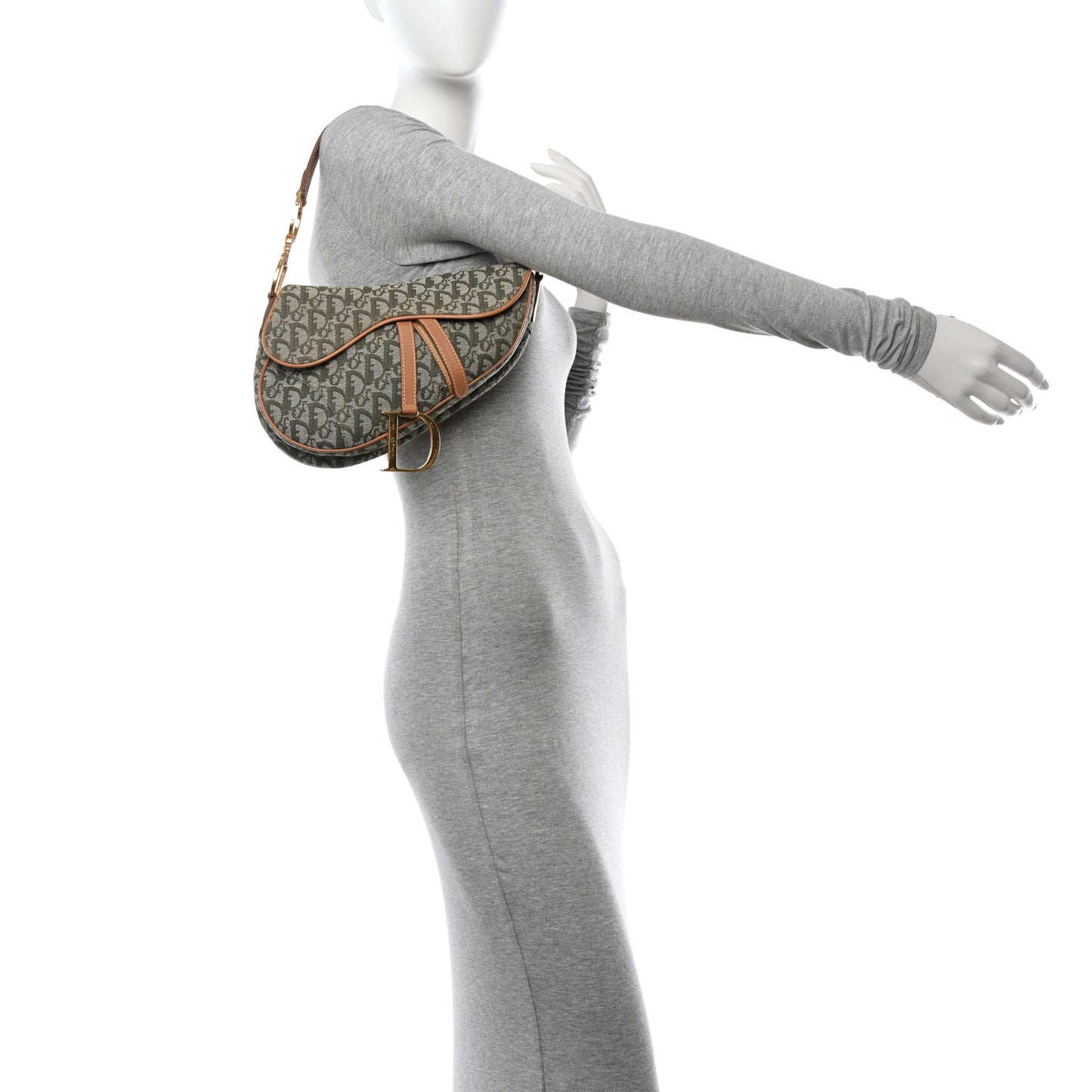 Monogram Saddle Bag Green