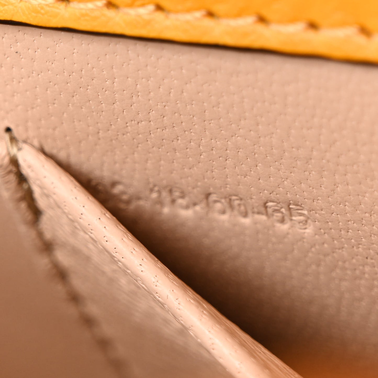 Calfskin Small Nile Bracelet Minaudiere Bag Dark Ochre