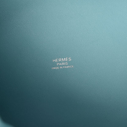 Hermes Veau Doblis Swift Picotin Lock Touch 18 PM Bleu Atoll 5 of 12