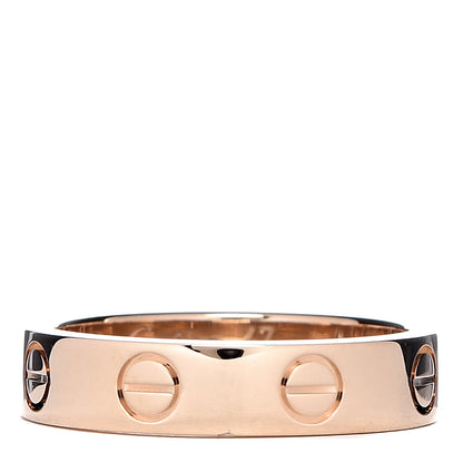 Cartier 18K Yellow Gold Diamond 4mm LOVE Wedding Band Ring 47 4 3 of 4