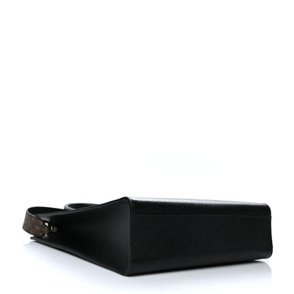 Louis Vuitton Epi Sac Plat PM Black 3 of 9