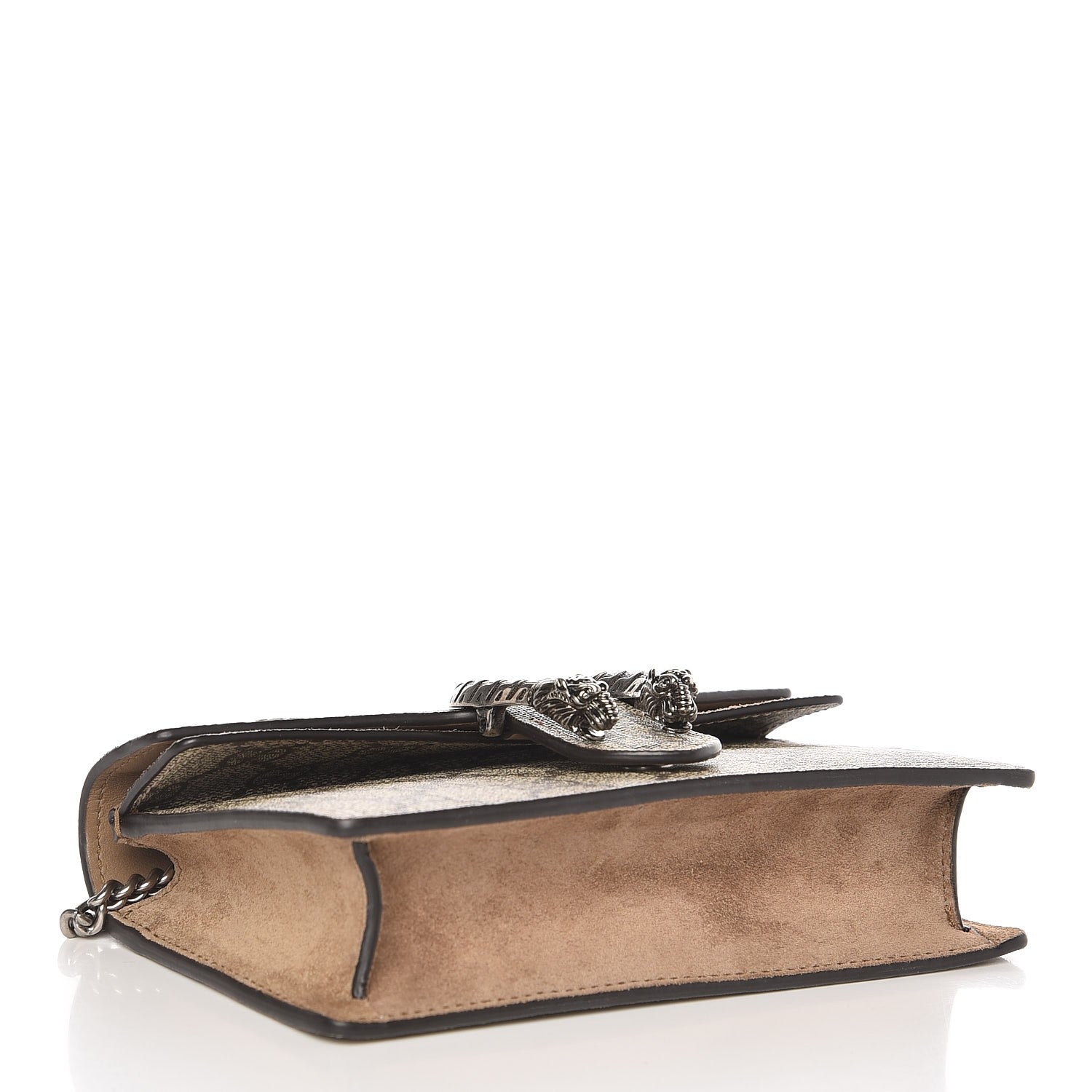 Gucci GG Supreme Monogram Super Mini Dionysus Shoulder Bag Taupe 4 of 8