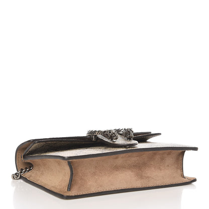 Gucci GG Supreme Monogram Super Mini Dionysus Shoulder Bag Taupe 4 of 8