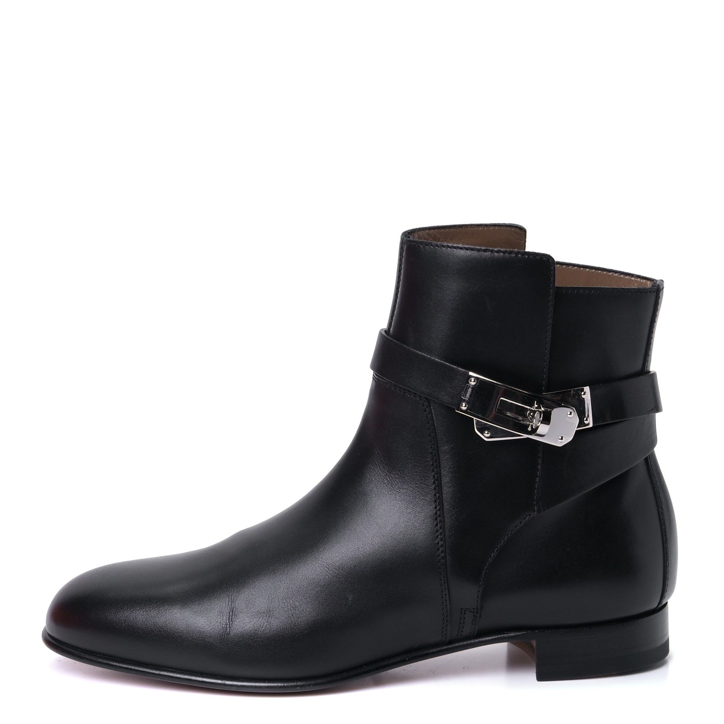 Calfskin Neo Low Boots 36.5 Black