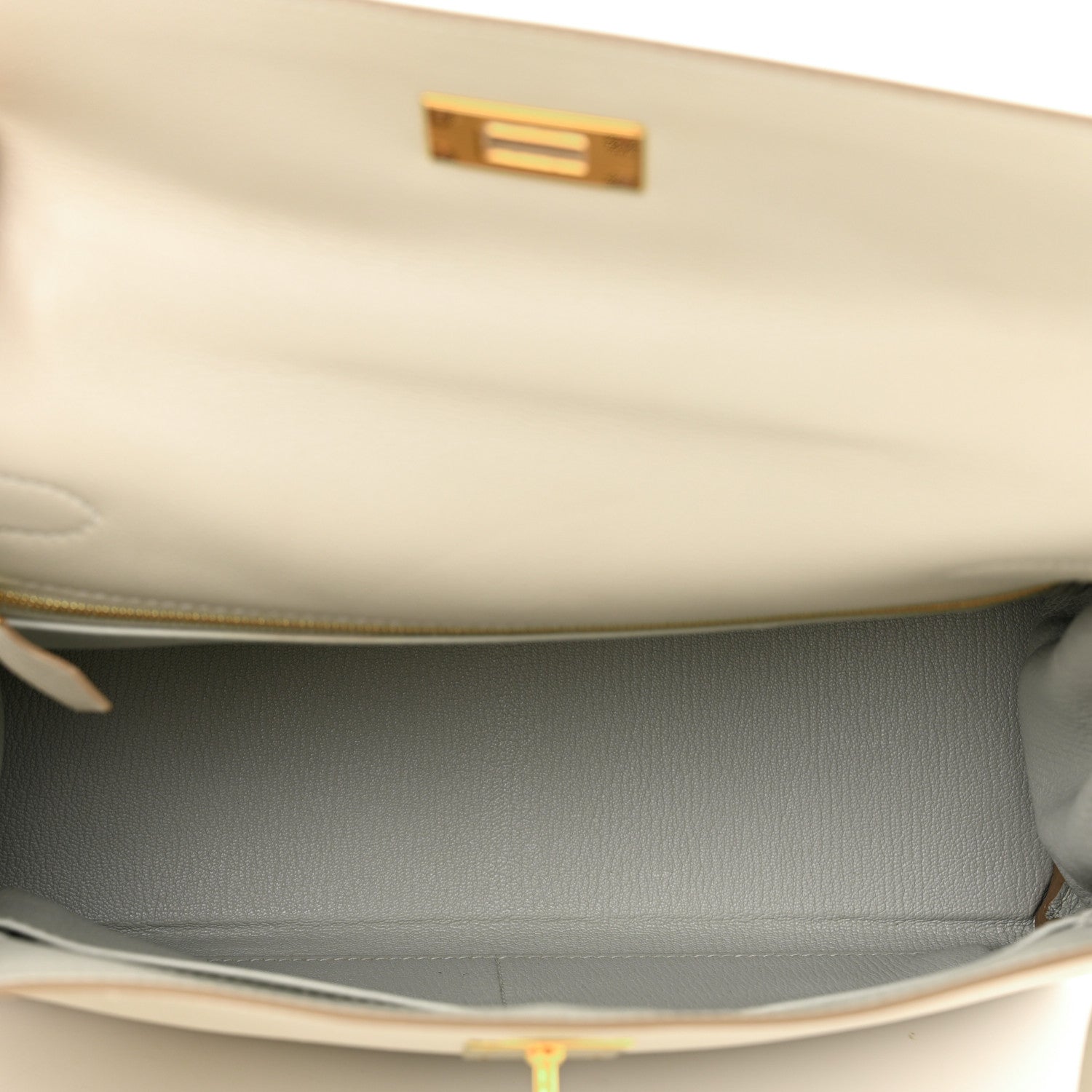 Hermes Evercolor Kelly Retourne 28 Gris Perle 5 of 11