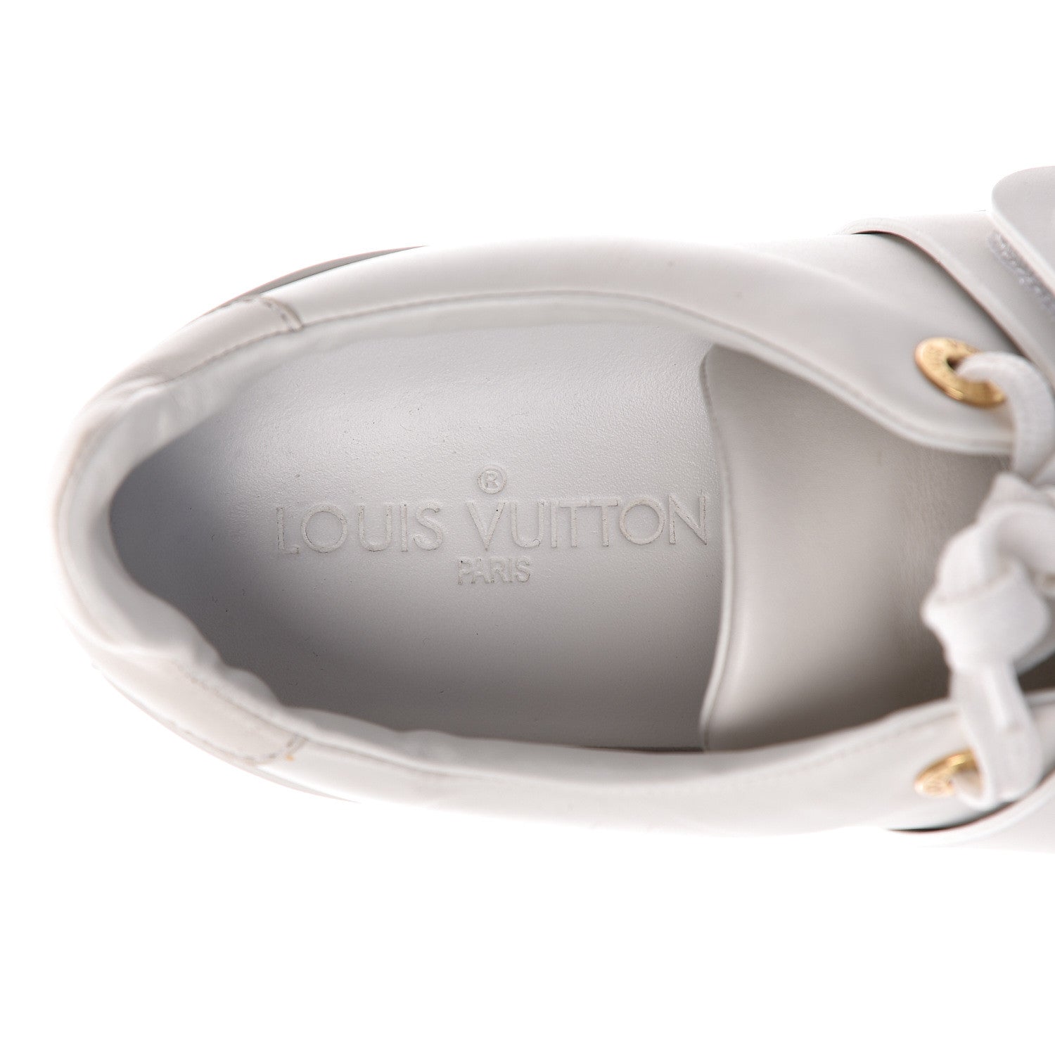 Louis Vuitton Calfskin Frontrow Sneakers 39 White 6 of 8