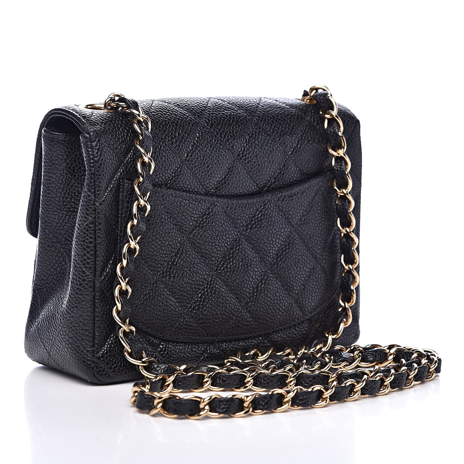 Chanel Caviar Quilted Mini Square Flap Black 3 of 11