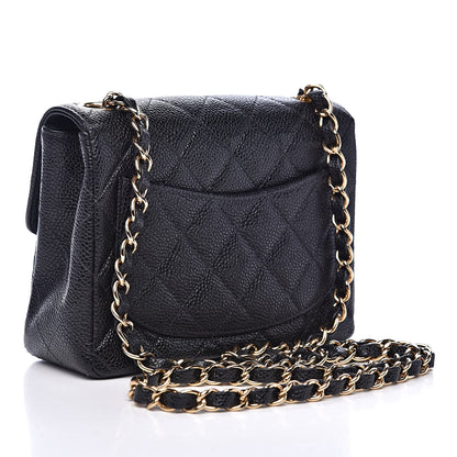 Chanel Caviar Quilted Mini Square Flap Black 3 of 11
