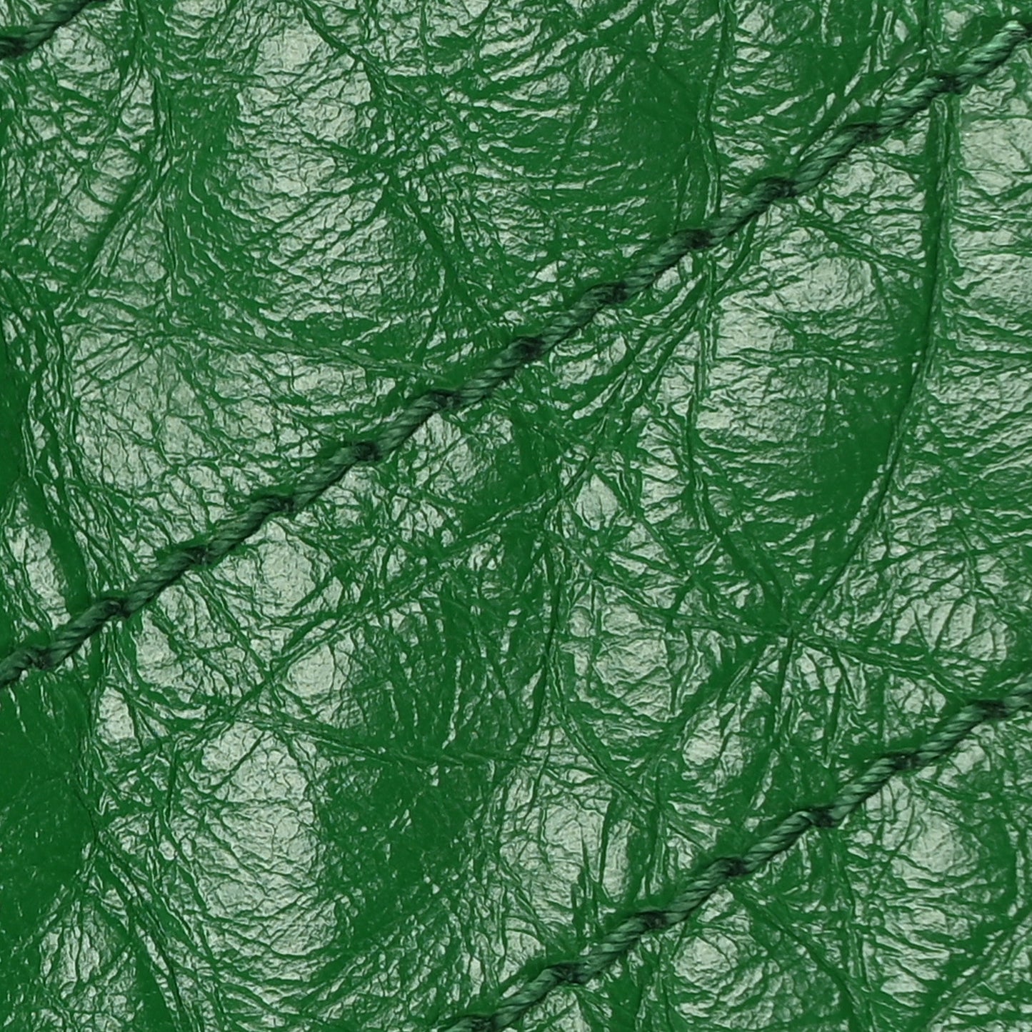 Crinkled Calfskin Matelasse Monogram Medium Niki Chain Satchel New Vert Praire