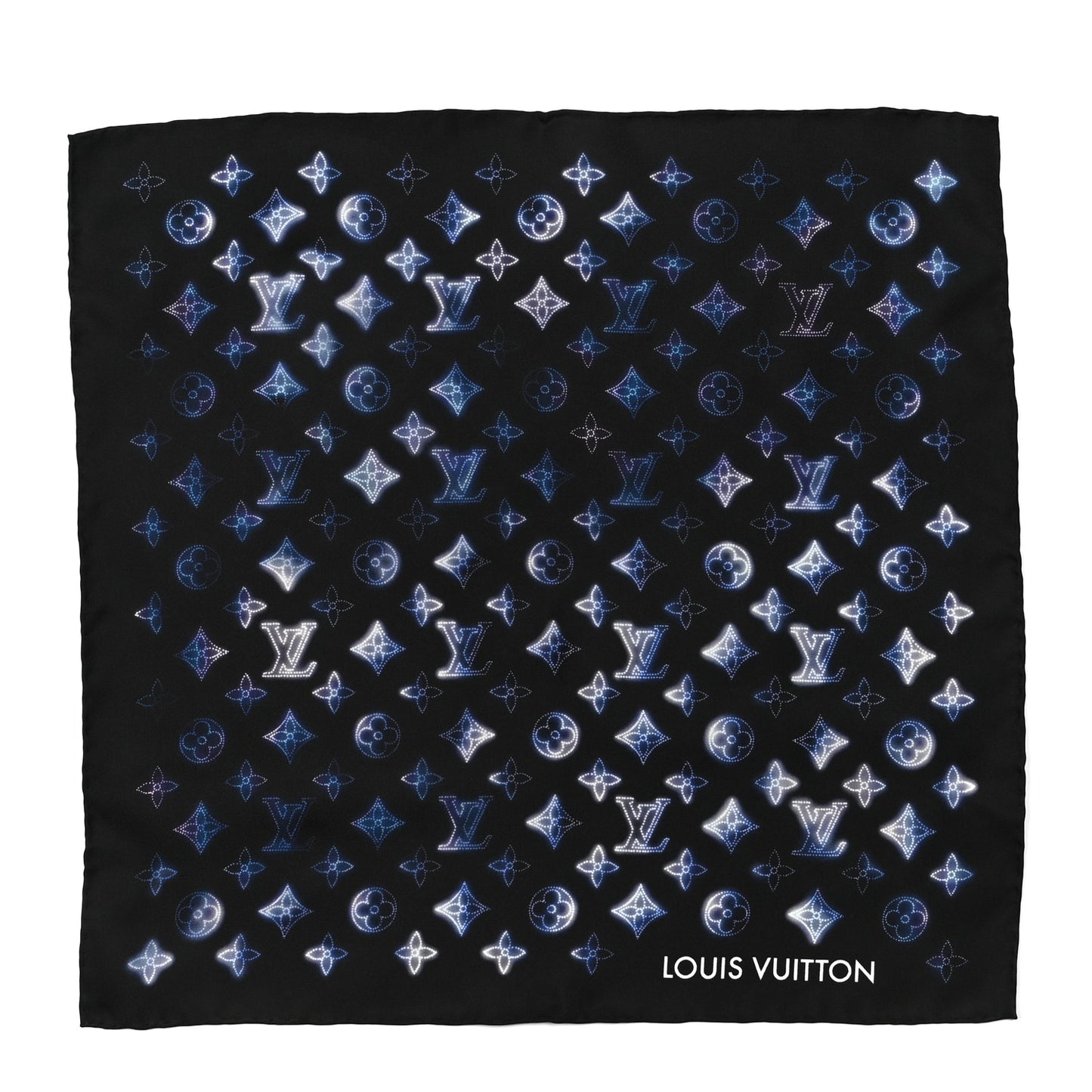 Monogram Flight Mode Bandana Blue