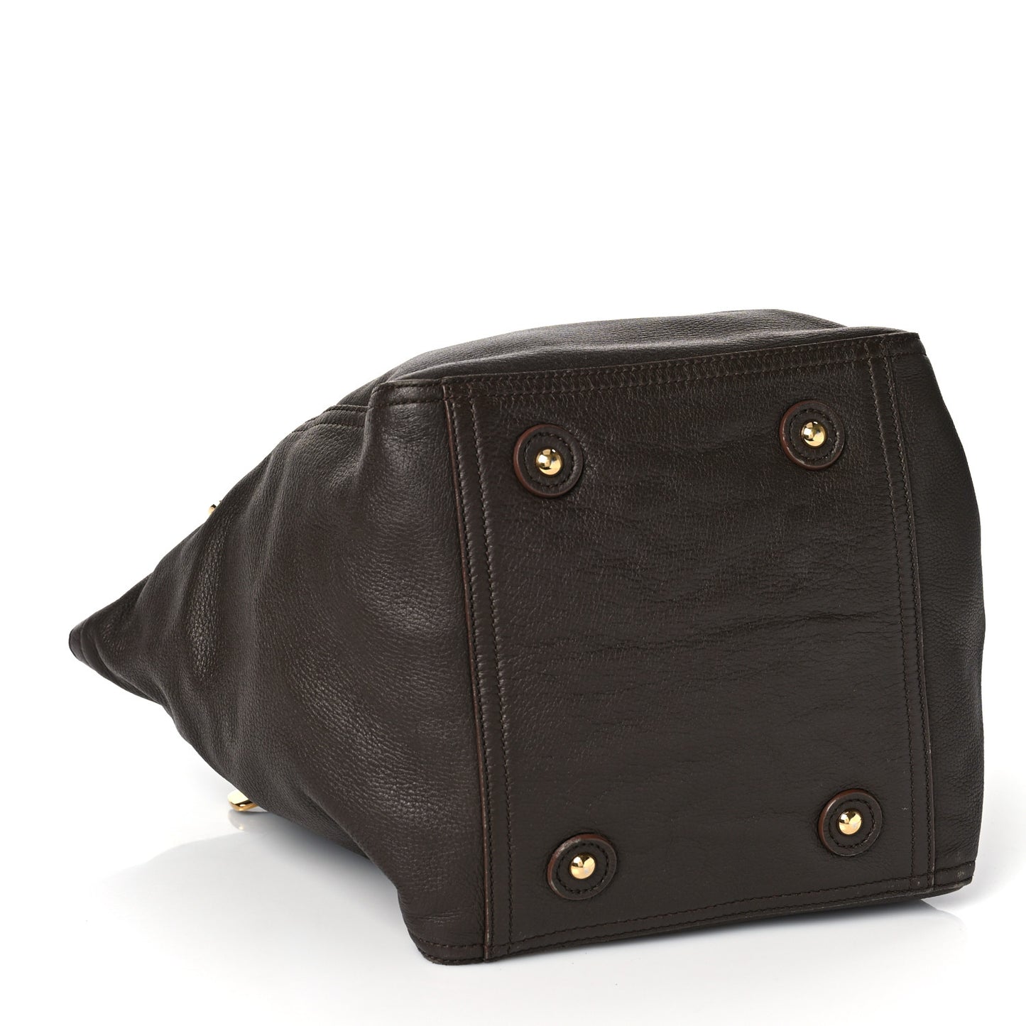 Calfskin XL Downtown Tote Brown