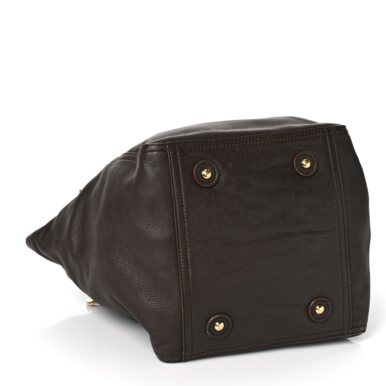 Saint Laurent Calfskin XL Downtown Tote Brown 4 of 9