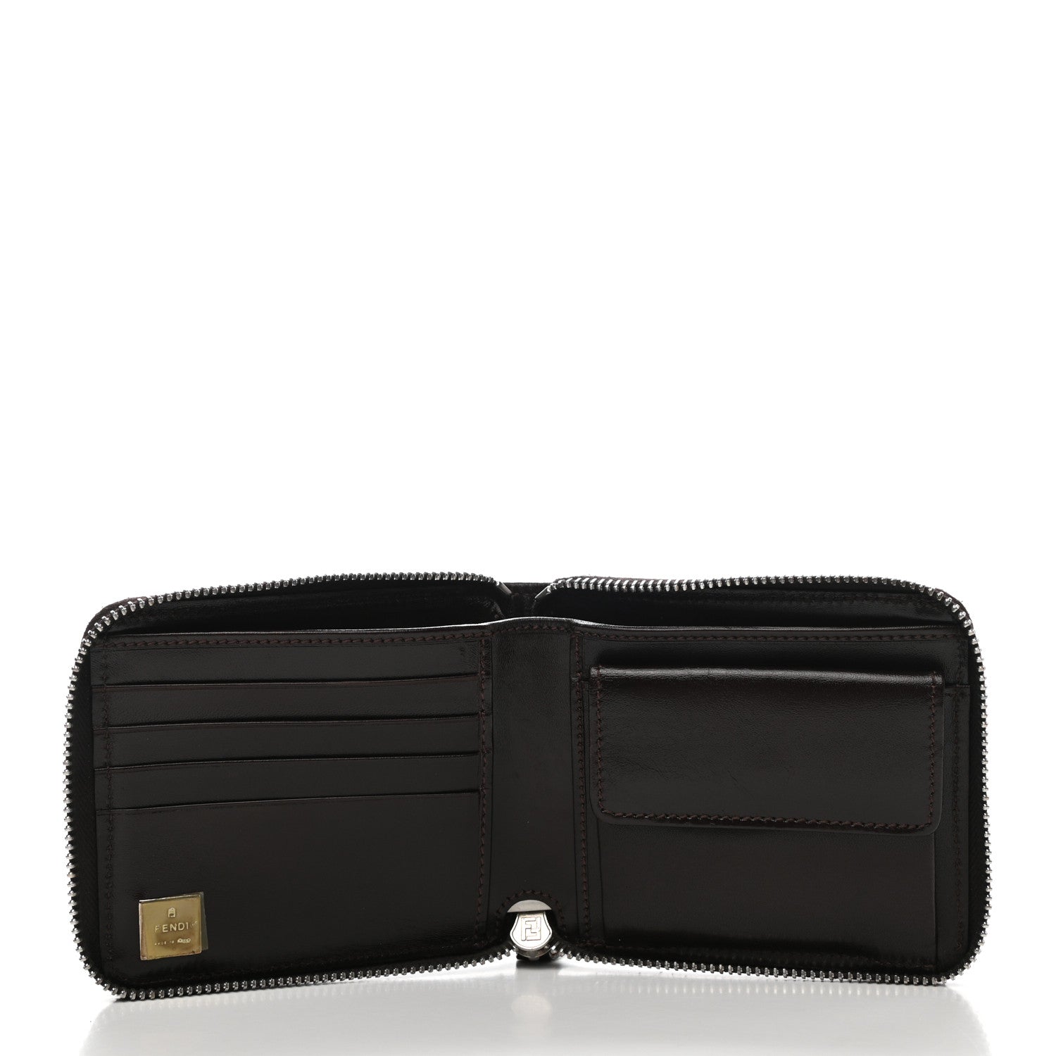 Fendi Zucca Zip Around Wallet Tobacco 5 of 6