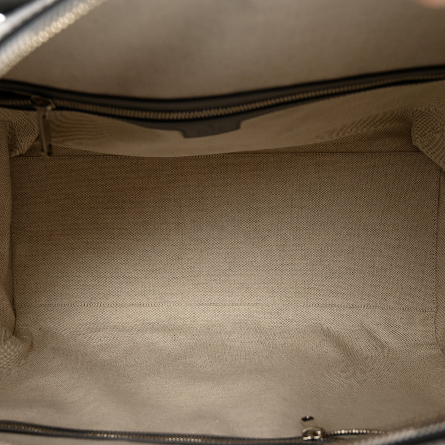 Gucci Calfskin GG Tennis Embossed Duffle Bag  Grey 4 of 10