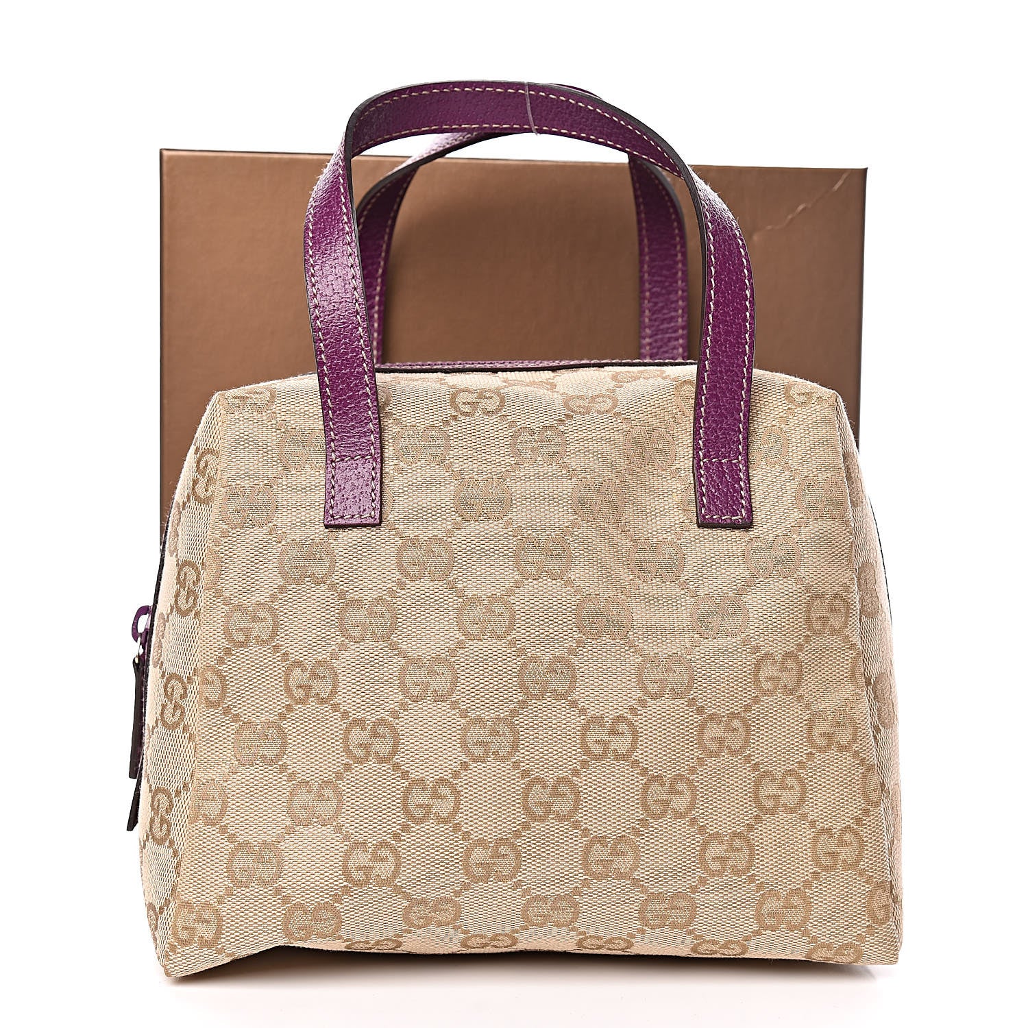 Gucci Monogram Large Balthus Cosmetic Pouch Purple 11 of 11