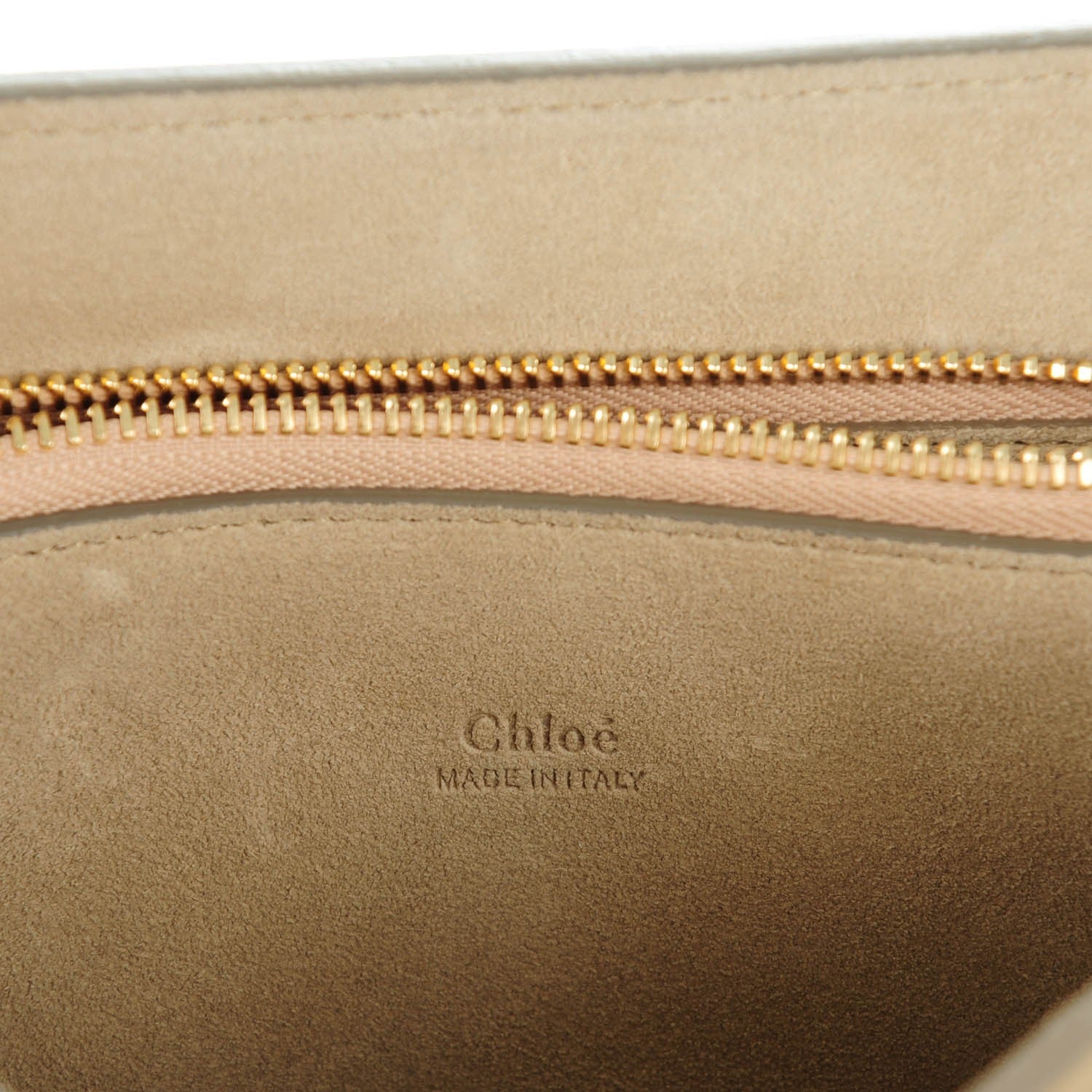 Chloe Suede Medium Faye Shoulder Bag Misty Rose 6 of 8