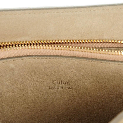 Chloe Suede Medium Faye Shoulder Bag Misty Rose 6 of 8