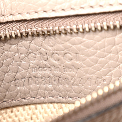 Gucci Cellarius Calfskin Small Bamboo Daily Top Handle Bag Storm Grey 6 of 10