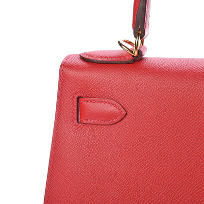 Hermes Epsom Kelly Sellier 28 Rouge Casaque 14 of 40