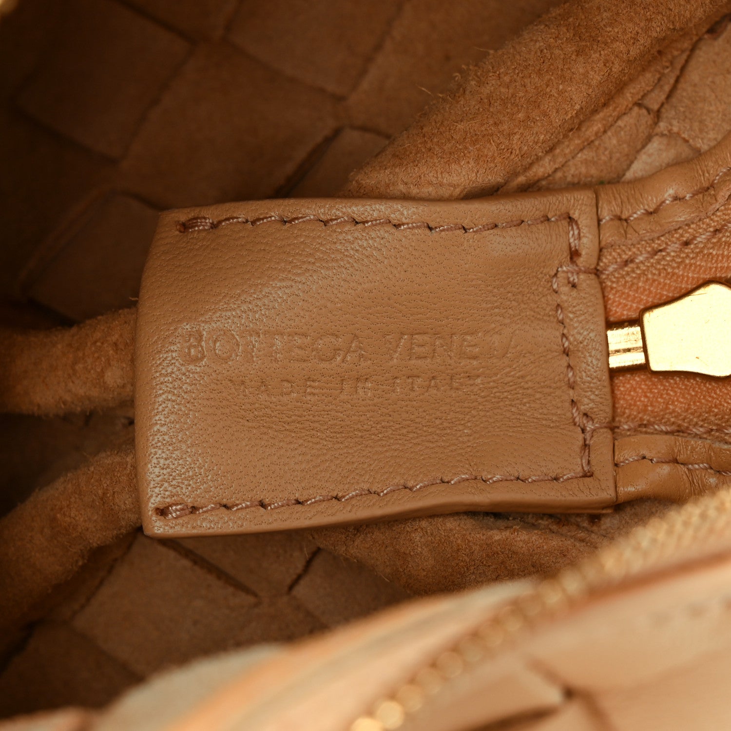 Bottega Veneta Nappa Intrecciato Mini Loop Camera Bag Almond 6 of 10