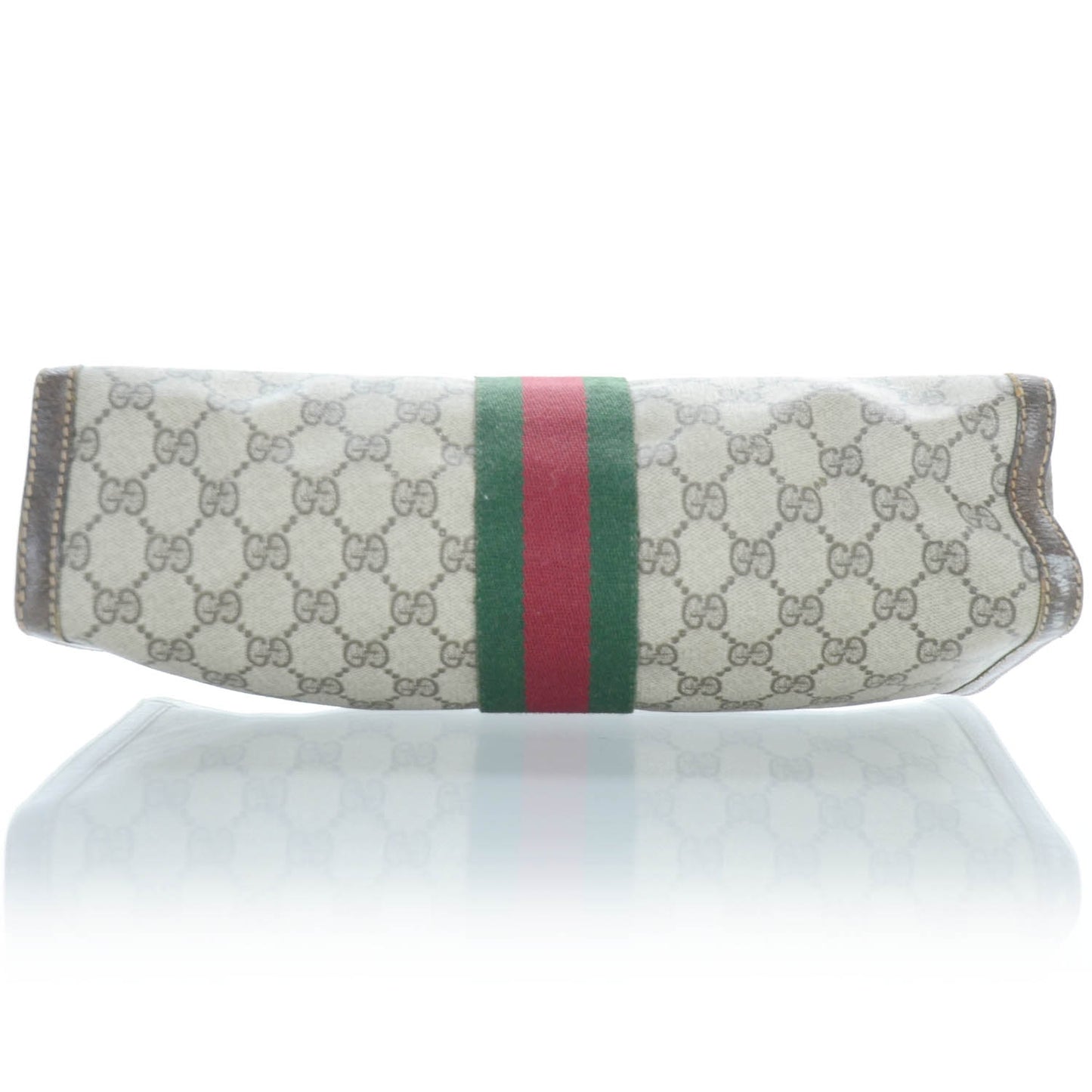Monogram Web Clutch