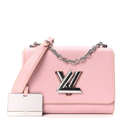 Louis Vuitton Epi Twist Shoulder Bag MM Rose Ballerine 3 of 10