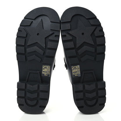 Christian Dior Calfskin Diorquake Buckled Lug Sole 15mm Clogs 36 Black 5 of 8