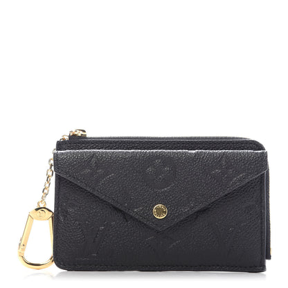 Louis Vuitton Empreinte Recto Verso Card Holder Black 1 of 8