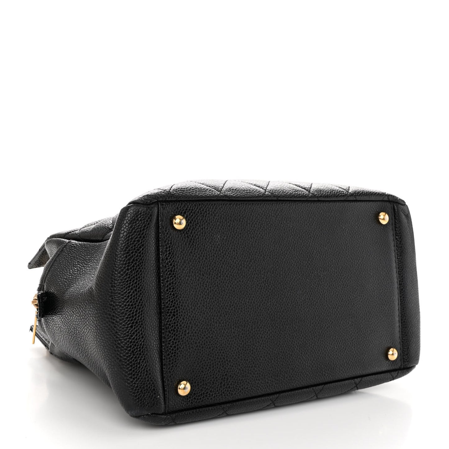 Caviar Quilted Petit Timeless Tote PTT Black