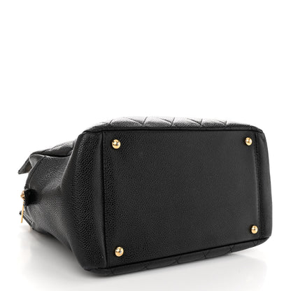 Chanel Caviar Quilted Petit Timeless Tote PTT Black 4 of 10