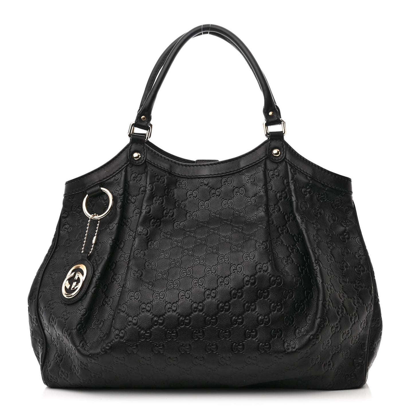 Guccissima Large Sukey Tote Black