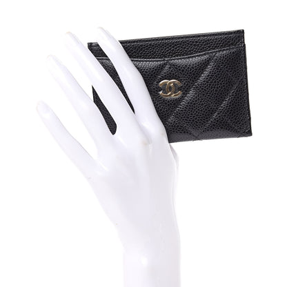 Chanel Caviar Quilted Card Holder Black 2 of 9