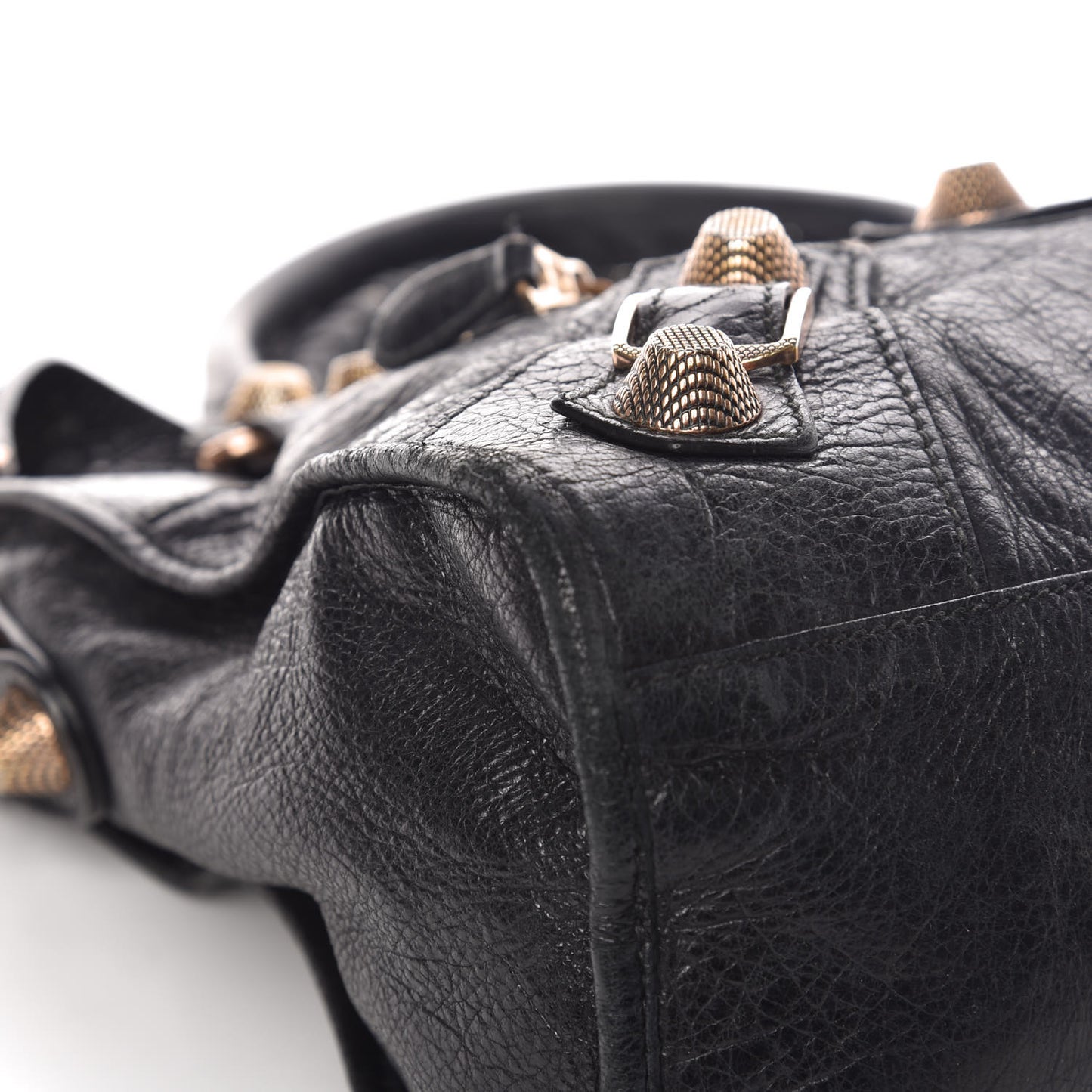Agneau Giant 21 Rose Gold Hardware City Black
