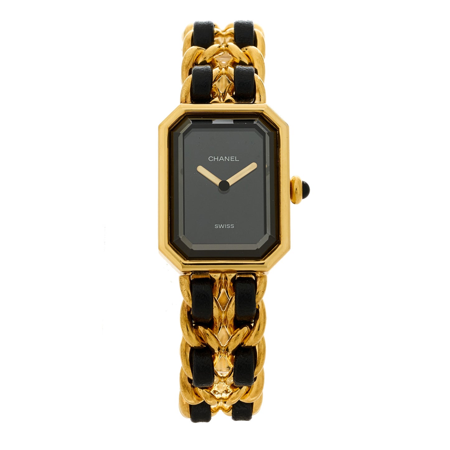 Stainless Steel Lambskin 20mm Chain Premiere Quartz Watch Gold L