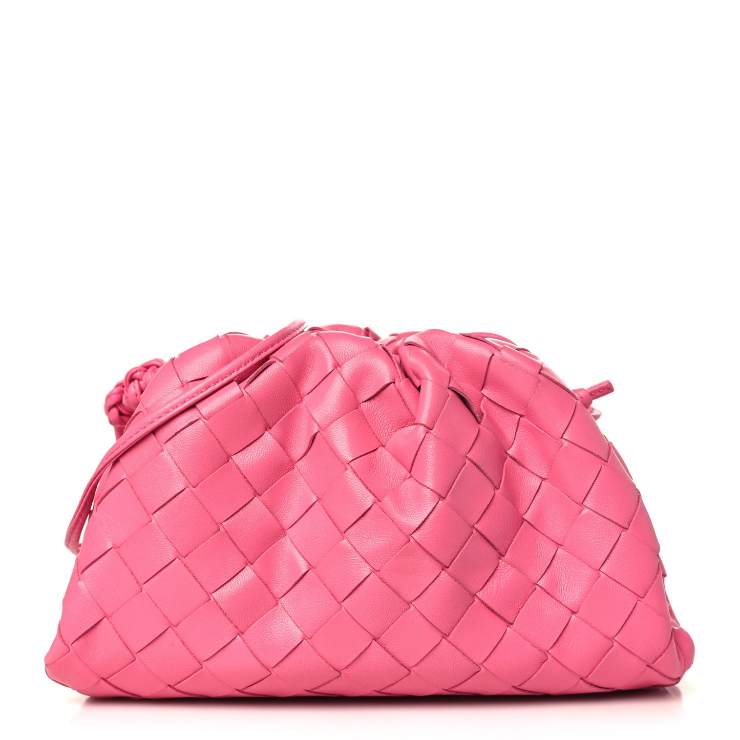 Nappa Intrecciato The Mini Pouch Rosa Shock