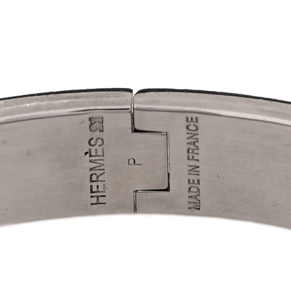 Hermes Enamel Narrow Clic Clac H Bracelet PM Black 3 of 4