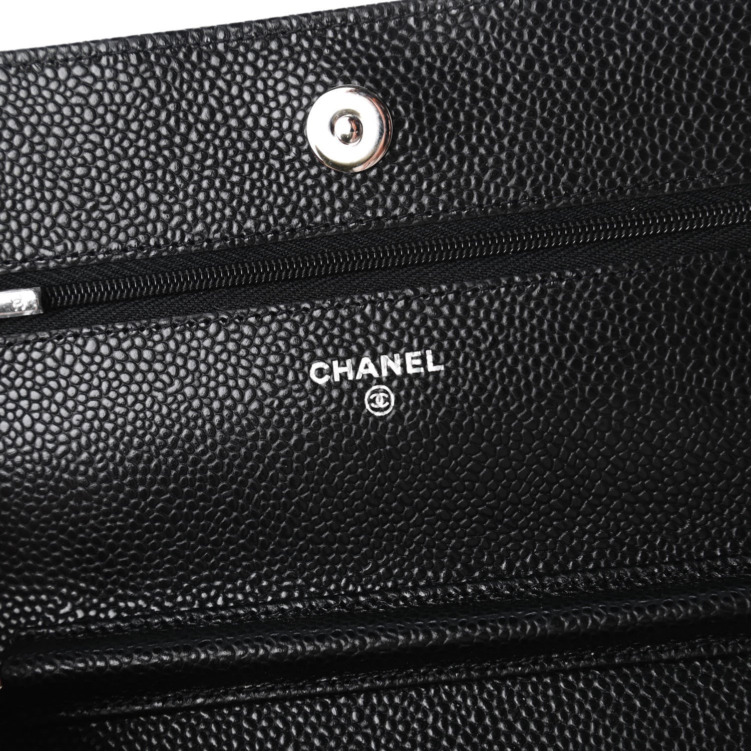 Chanel Caviar Quilted Wallet On Chain WOC Black 8 of 11