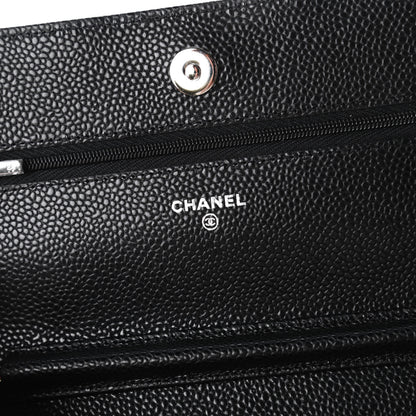 Chanel Caviar Quilted Wallet On Chain WOC Black 8 of 11