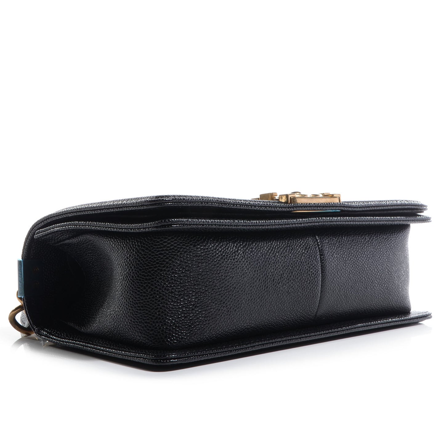Caviar Medium Boy Flap Black