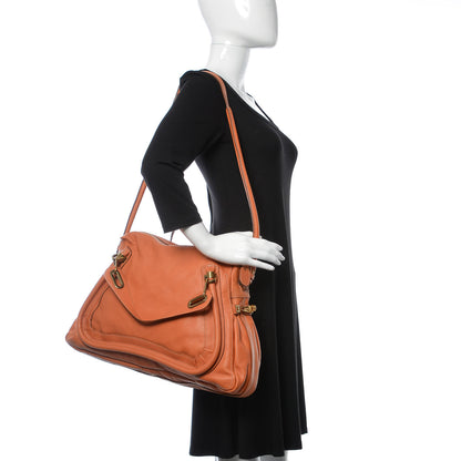 Chloe Calfskin Large Paraty Suntan 2 of 14