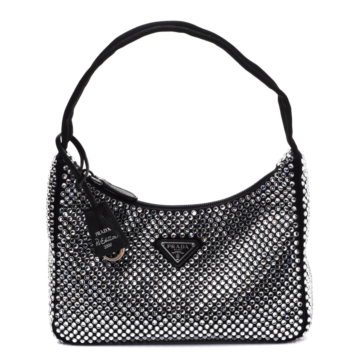 Prada Satin Crystal Mini Re-Edition 2000 Bag Cristal 1 of 13