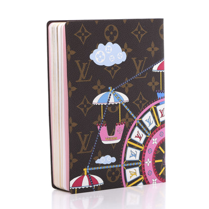 Louis Vuitton Monogram 2020 Christmas Animation Big Wheel Notebook MM Rose Ballerine 2 of 4