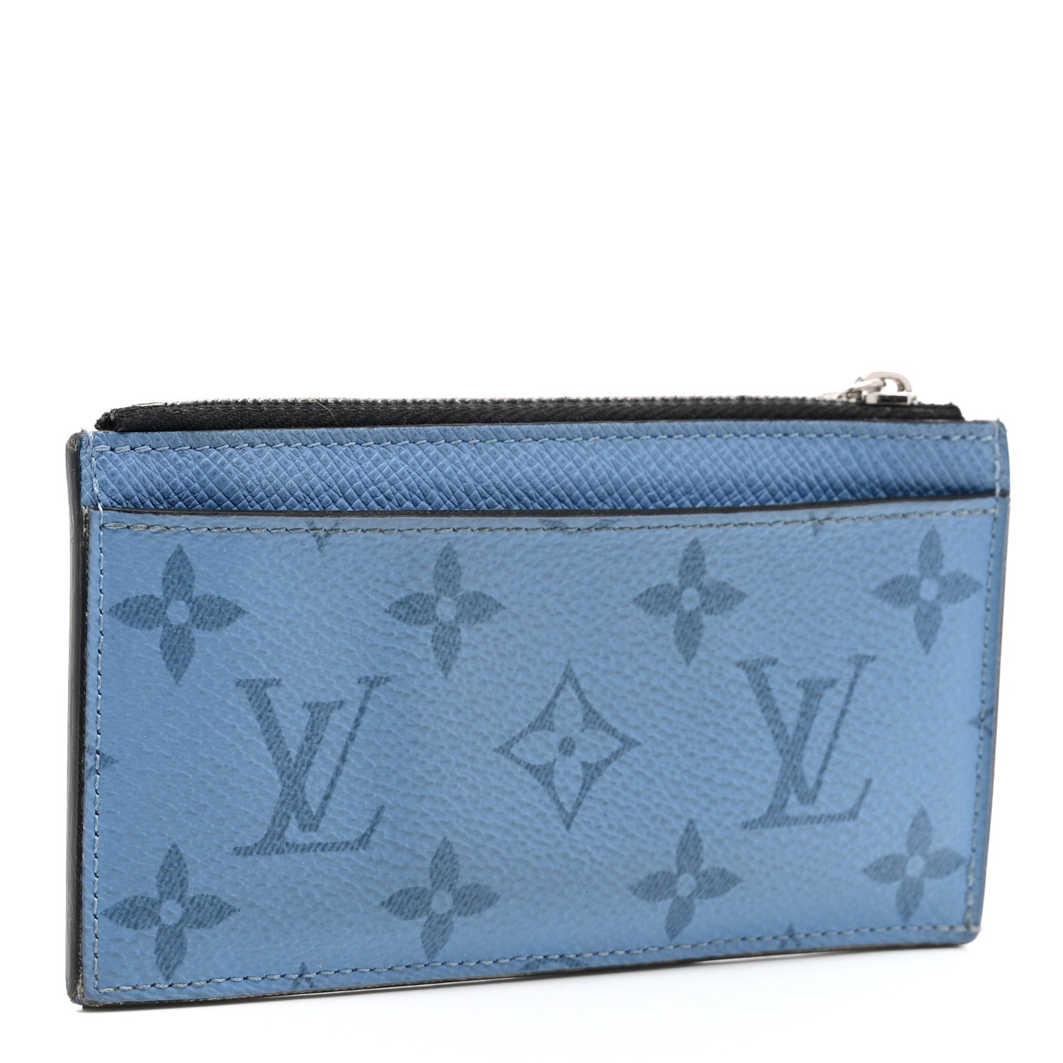 Louis Vuitton Taigarama Coin Card Holder Denim 3 of 6
