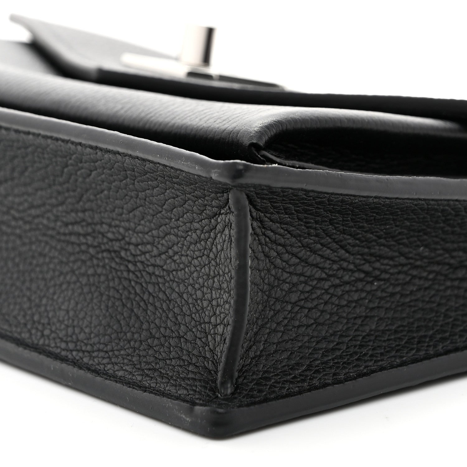 Louis Vuitton Soft Calfskin My Lockme Chain Pochette Black 9 of 9