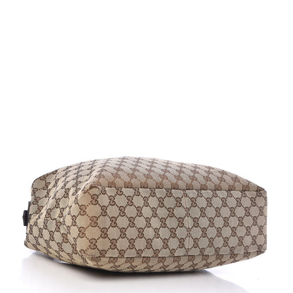 Gucci Monogram Medium Horsebit Chain Hobo Dark Brown 4 of 14